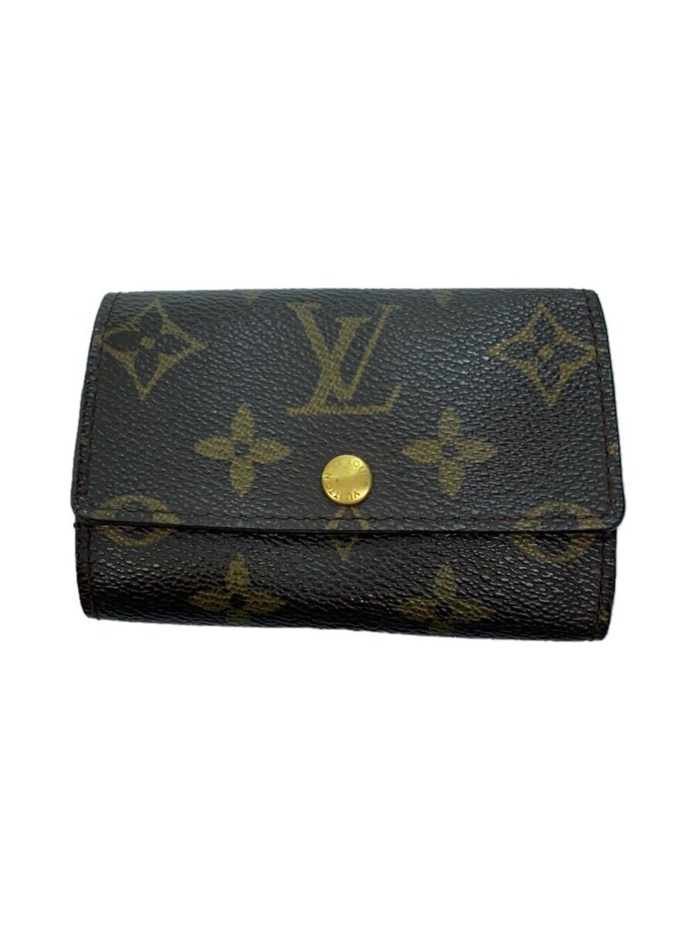 LOUIS VUITTON Multicles Monogram Brown Leather Patterned Accessories